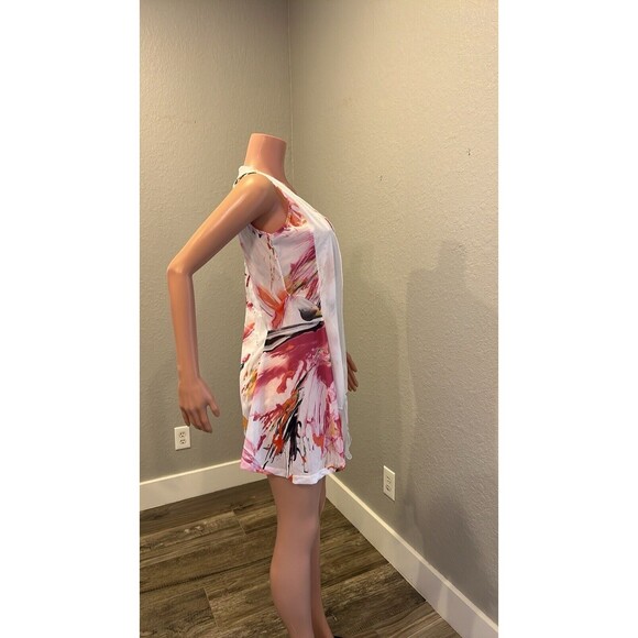 Dolcezza Colorful Art-to-Wear Top Wrap comfy short sleeve no size see pics #107 - Picture 3 of 8